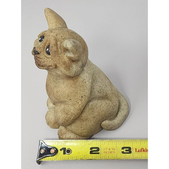 Chico Quarry Critters Second Nature Design‎ Sandstone Cat Figurine - Picture 9 of 10
